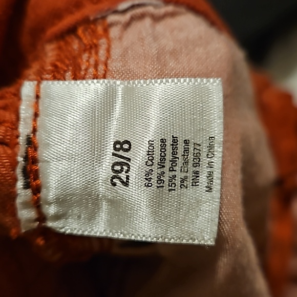 Stylus Orange jeans sz 8/29 - Picture 7 of 7
